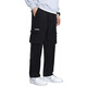 Kaluweit Pantalones informales de la pierna recta de gran tamaño New Functional Multi-Phocket Pants Fat Plus Tall Plus Stretch Pants 9930 Negro Regular 7xl recomendado 240-260Jin [Jin iguala 0.5 kg]
