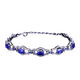 An Feng's new Turin Eye imitation natural tanzanite bracelet Internet celebrity heavy industry sapphire color treasure bracelet women's blue diamond bracelet