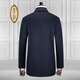 
Ding bronze wool coat men's mid-length wool coat men's lapel business casual coat new wool coat middle-aged and old navy blue 80354-76 185