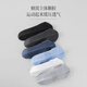 Chaussettes pour hommes Hengyuanxiang, chaussettes en coton de couleur unie, chaussettes d'été anti-odor mince et absorbant les sports de sport.