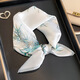 GIAVENTOLA silk scarf for women mulberry silk 100% silk with sunscreen small square scarf for girlfriend elder mother gift box beige