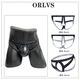 New ready-made men's thongs sexy sexy youth double underwear men XXL black