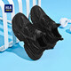 Hailan Home Hla Herrenschuhe trendy lässige Schuhe Männer modische atmungsaktive Sportschuhe Männer G107 Schwarz (atmungsaktiv) 45