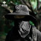 Tactical Bird Ice Halberd丨Real Ice Silk Mask Summer Outdoor Sun Protection Hat Men's Climbing Big Head Fishing Neck Protector Fisherman Hat