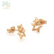 Chow Sang Sang 18K gold red gold earrings Let'sPlay star earrings for women 90362E