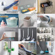 Various bathroom artifacts, daily necessities, household products, practical daily cleaning and storage, daily necessities, white, no hook included