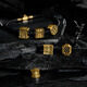 
Chow Tai Fook MONOLOGUE National Tide General Armor Guarding Courage Golden Transshipment Bead for Men and Women MR1477 Brave 17.5cm