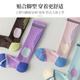 Beiyu fitness sports socks, professional running, skipping rope and gymnastics, long-tube micro-pressure badminton, Pilates, yoga, mesh calf socks, 3 pairs - pink + blue + purple, one size fits all
