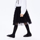 Little MO&Co. New Year's greetings clothing children's skirt girls cake skirt mesh skirt skirt children's skirt short skirt black 100 110/50