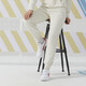 Puma (PUMA) suit cotton women knitted sportswear embroidered LOGO hooded sweatshirt pullover trousers casual pants suit/682158-87+682160-87 L