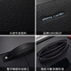 Pier Cardin handbag men's head layer cowhide leather long zipper wallet large capacity hand grab bag birthday gift black