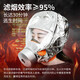 Giant wood fire mask, anti-virus and anti-smoke mask, home escape suit, national standard 3C certified anti-fire mask, anti-smoke and anti-virus escape mask