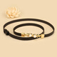 
viney cowhide belt for women fashion decoration with skirt straps, versatile waistband, student casual belt birthday gift