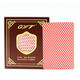 GYT Little Bee Playing Cards GYT plastic playing cards double-sided frosted waterproof washable playing cards PVC material narrow 689 wide version red