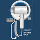 White Doffer hotel hair dryer wall-mounted bathroom punch-free home bathroom high-power hot and cold air blue light hair dryer hanging on the wall does not hurt hair can be customized punch-free + punch white 1600W hotel and guesthouse general