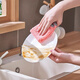 Kitchen rags absorb water and stains, kitchen household dish towels, dish towels, household cleaning, hanging hand wipes, 3 pieces 25*25 random colors