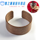Runhuanian tea set accessories glass fair cup anti-scalding cover heat insulation ring wooden cup set handheld tea leak tea cup anti-scalding ring Coffee-colored wooden cover 6624 models
