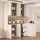 
Yanxi cream medieval style corner side cabinet foyer cabinet integrated screen partition cabinet living room hall cabinet can be customized G329 style 11978 light with track socket