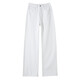 Simple 2023 Automne et hiver nouveau pantalon en denim polyvalent pour les femmes coréennes hautes hautes rythmes décontractés pantalons de plancher à jambes droits rétro 9853 xs