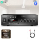 索爱（soaiy）SA-6006 定压大功率功放机公共广播吸顶喇叭壁挂音响蓝牙功放