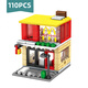 City Street View Series Bausteine Laden Hausgebäude Model Versammlung Spielzeug Kinder Jungen Mädchen Geburtstagsgeschenk Mg Obst Mobile Store 1391b