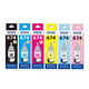 EPSON T6741 Ink adapté à L801 / L805 / L810 / L850 / L1800 674-6 Couleurs Ensemble d'entreprise originale