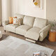 Gujia Home (Kuka) Einfaches funktionelles Ledersofa Wohnzimmer Null gegen Wand 6175b weiche leere Drei-Personen-Sitz 2 Elektro