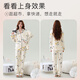 Langsha pajamas for women, anti-mite and anti-bacterial spring and autumn style, can be worn outside, pure cotton winter long-sleeved trousers, plus size girls home wear set