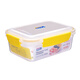 
Anmaimiyu antibacterial rate 99.9% food grade plastic fresh-keeping box 1.3L sealed refrigerator storage box lunch box S1371