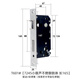 XMSJ7255 lock body 7255 lock body length 235 heavy spring lifting back lock 7260 large hoist 7250 split lock body 724 T5287255 double tongue magnetic suction + major hoist 35-50mm_General type_with key