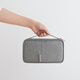 
Junkie ID storage bag Large capacity multi-functional bill clip passport protection case file household registration book jacket sorting bag box small - advanced gray