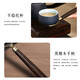 Qianhui ebony tea cup and fork tea clip cup holder metal tweezers solid wood tea clip kung fu tea set clip tea ceremony spare parts ebony solid wood tea cup and fork one pack