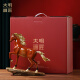 Ming Dynasty bronze smiths have made great achievements in copper horse ornaments home living room wine cabinet TV cabinet high-end gift housewarming opening gift Father's Day