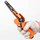 
BOOXT ​​AT-7009 Industrial Pulse Narrow-Edge Handheld Pneumatic Belt Sand Machine 10*330 Arc Angle Position Grinding Orange