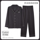 Catman pajamas men's pure cotton spring and autumn thin long sleeve solid color large-size autumn and winter style can be worn outside home clothing suit full cotton M12213 L (recommended weight 100-130 Jin [Jin equals 0.5 kg])