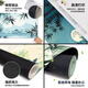Drei-Farben-Katzen-Maus-Pad großgröße chinesisches Stil Mountain Water Sport Sport Altstil Keyboard Pad Customized Computer Schreibtisch Tabelle 12041 Bambus außerhalb des Fensters 60 cm x 30 cm x 2 mm