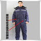Zhenyi cold storage cold storage one-piece cold storage special cotton clothing labor protection work clothes thickened warm cotton jacket suit winter fishing special cold storage one-piece cold storage suit 175/XL