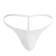 Sexy low-waisted men's thong sexy tight and markless T-trousers men's erotic breathable bag underwear men's black one size (62-90cm waist circumference) Low-waist tight and markless T-trousers men
