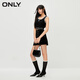 
ONLY summer temperament versatile slim-fitting embroidered short suspender sweater for women 12343H003 H1Z black - first batch of chasing orders L 170/88A