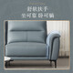 顾家家居（KUKA）现代轻奢真皮小户型头层牛皮沙发客厅家具1105【新】 松烟灰 凳