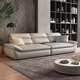 Jian Xin genuine leather sailing sofa minimalist lazy sofa living room direct high backrest leather sofa A828