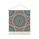Geshang Nordic Retro Ethnic Style Bedside Tapestry Bohemian Inn Large Size Hanging Entrance Tapestry B&B Decoration G200-Mandala D-02 Width 80cm-Height 80cm Comes with Installation Package