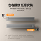Open-Mounted-Spurstrecke des internationalen Elektrikers mit Schalter Movable Wall Socket Wall Mounted Power Guide Multifunktion Expansion Einsatz 40 cm + 3 Fünf-Löcher [Blaues Licht]