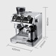 Delonghi EC9865.M Полуавтоматическая кофемашина Итальянский домохозяйство интегрированное индукционное шлифование Интеллектуальная порошковая система молока пена EC9865. М.