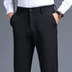 Holzspecker (Tucano) Casual Hosen für Männer Sommer Solid Color Business Mode dehnen schlank viel vielseitige Eissensen-Langhose Herren Black 31 31