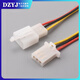2.8mm car connector with wire motorcycle wiring harness plug male and female docking 2P3P4P6P9P male and female docking 2.8mm 150mm male to female 4p