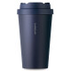 LOCK/LOCK Meet Yuanqi Thermal Insulation and Cold Insulation Coffee Cup Bouncing Cover Men's and Women's Beautiful Water Cup 400ML Blue LHC3271NVY