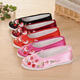 Starmarry Old Peking handgefertigte Stoffschuhe Ethnischer Stil gestickter Schuhe, Tausende von Schichten, Frauenschuhen, Innenschuhen, Gesundheitsschuhen, Mandarin -Entenstil, dunkelviolett, Lotus 218, Größe 37/23,5 cm
