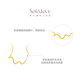 Chow Tai Fook SOINLOVE cute pet zodiac snake spirit snake 18K gold necklace gift 18K gold necklace 40cm