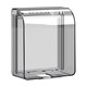 International Electrician Type 86 Socket Waterproof Box Self-adhesive Switch Power Supply Protective Cover Splash Box Bathroom Toilet Socket Waterproof Cover Type 86 Standard Waterproof Box-Transparent